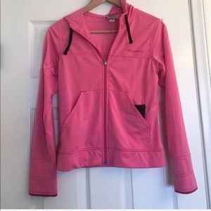 New Balance Hot Pink Full Zip Hooded Jacket
